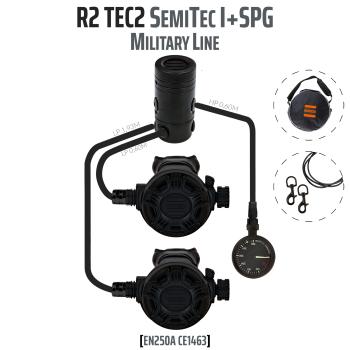 Tecline R2 Tec2 SemiTec Set + Finimeter - Military Line